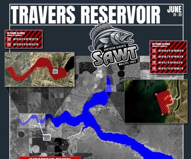 Travers Reservoir Tournament – Downloadable Map & Essential Information